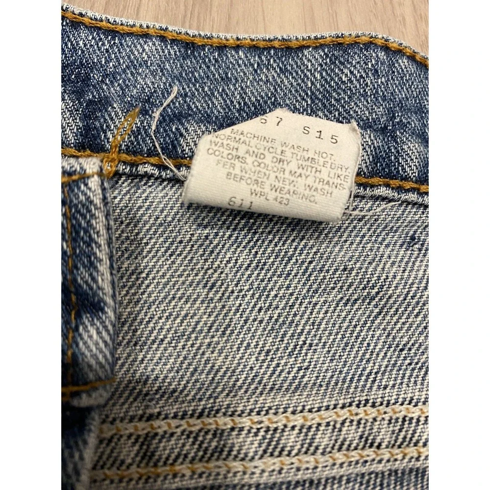 Vintage Red TAB‎ LEVIS Jeans Mens 38x32 Relaxed Fit 550 Made In USA 90s EUC